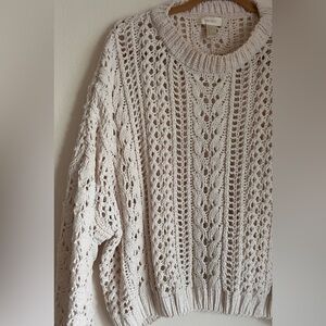 Crotchet Knit Top